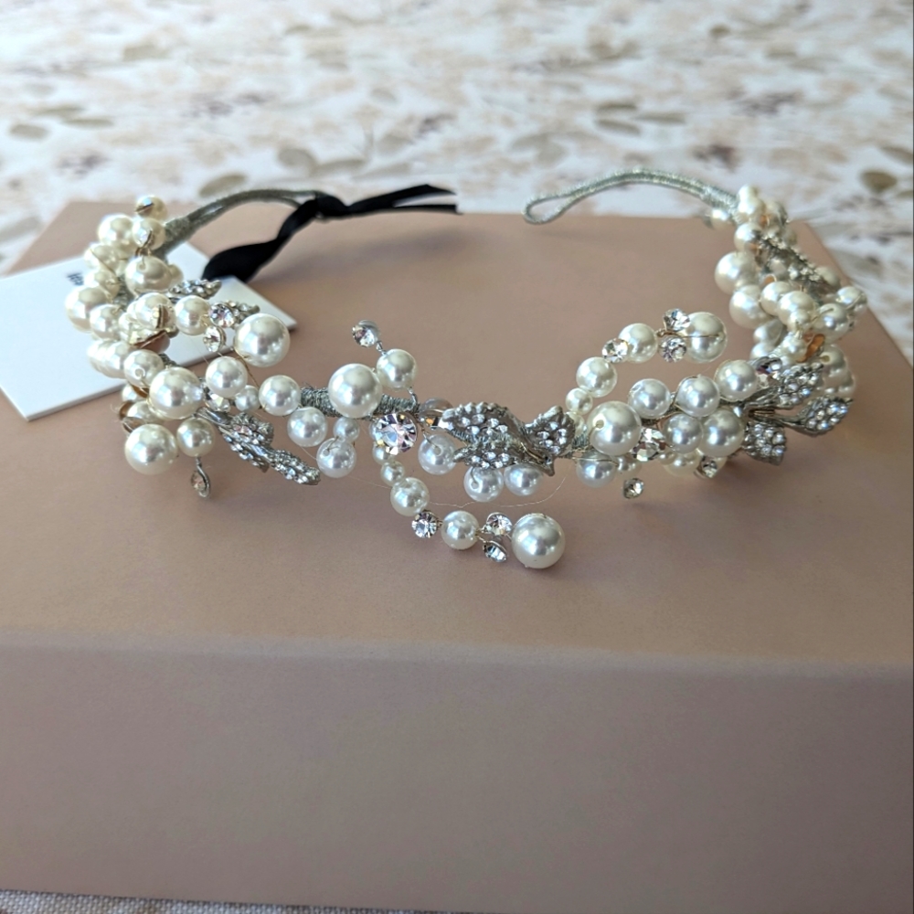 Pronovias Wedding Barcelona Pearl Bride Tiara